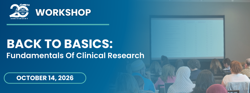 Back to Basics Workshop (Standalone) - 2026 SCRS Global Summit